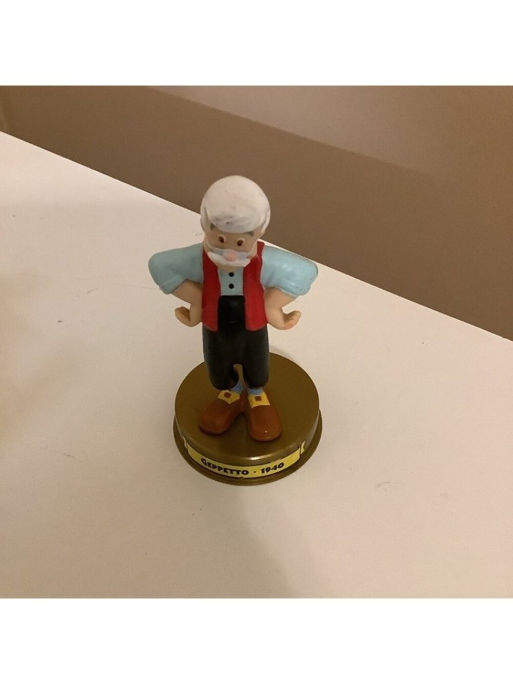 2002 Disney Mc D Geppeto From Pinocchio 100 Yrs Of Magic, Preloved Some Markings